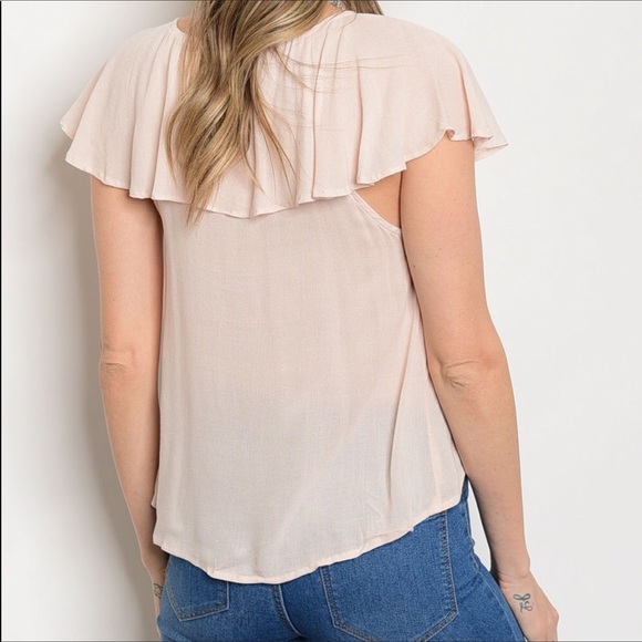 ✨Pretty in Pink Blouse✨ - Picture 3 of 4